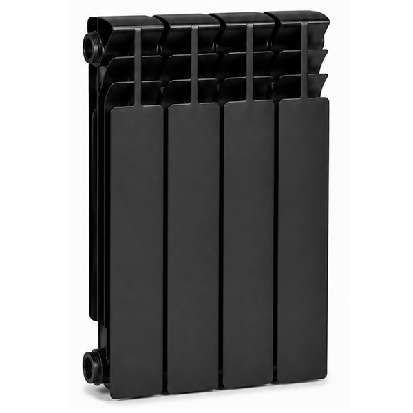 Радиатор биметаллический Mirado Graphite 500/96 мм (4 секции)